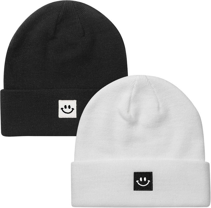 Paladoo Knit Beanie Hat for Men/Women 2Pack - Image 1